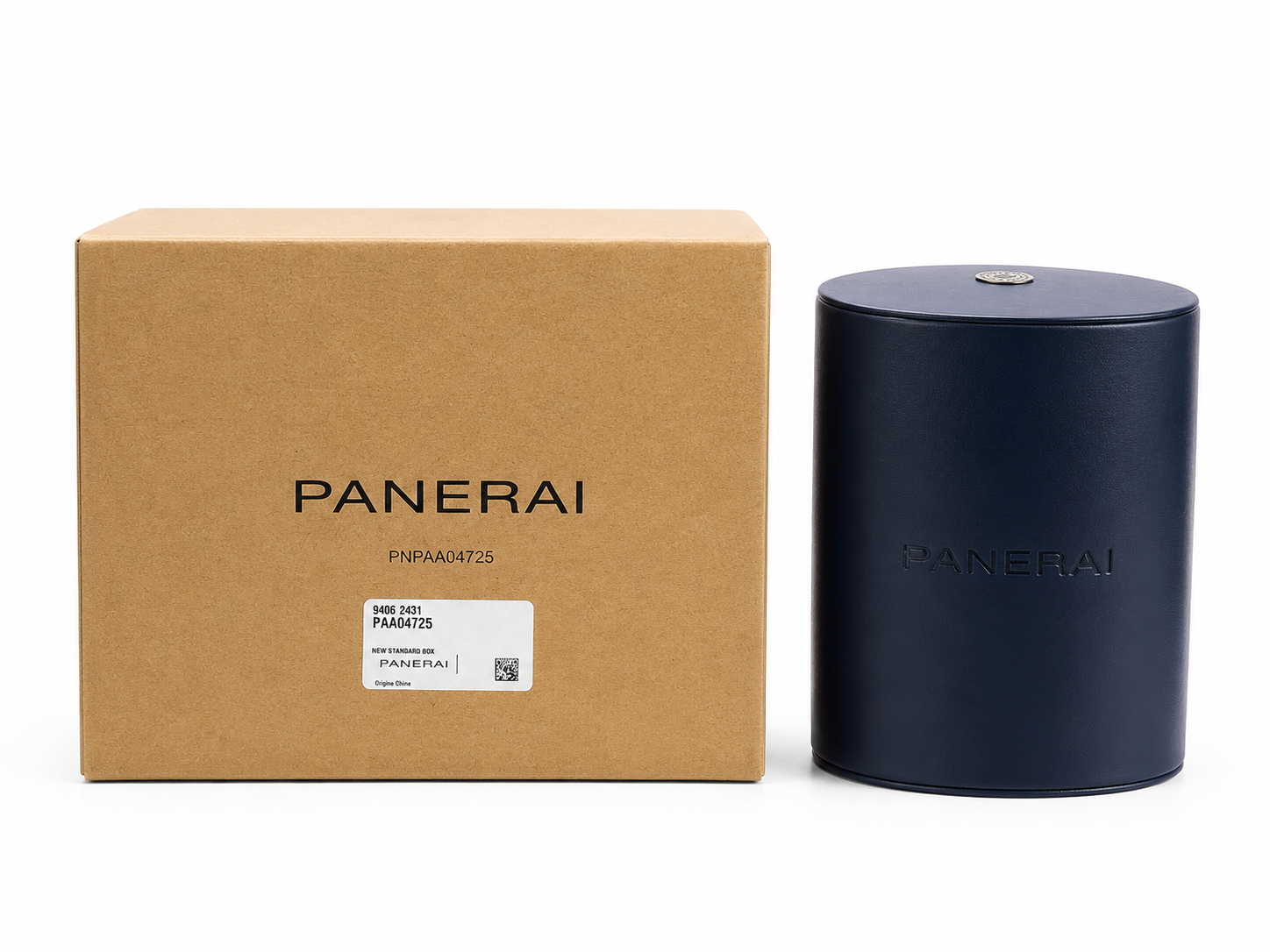 Panerai Luminor BiTempo - 44mm Brushed Steel Case - Black Dial