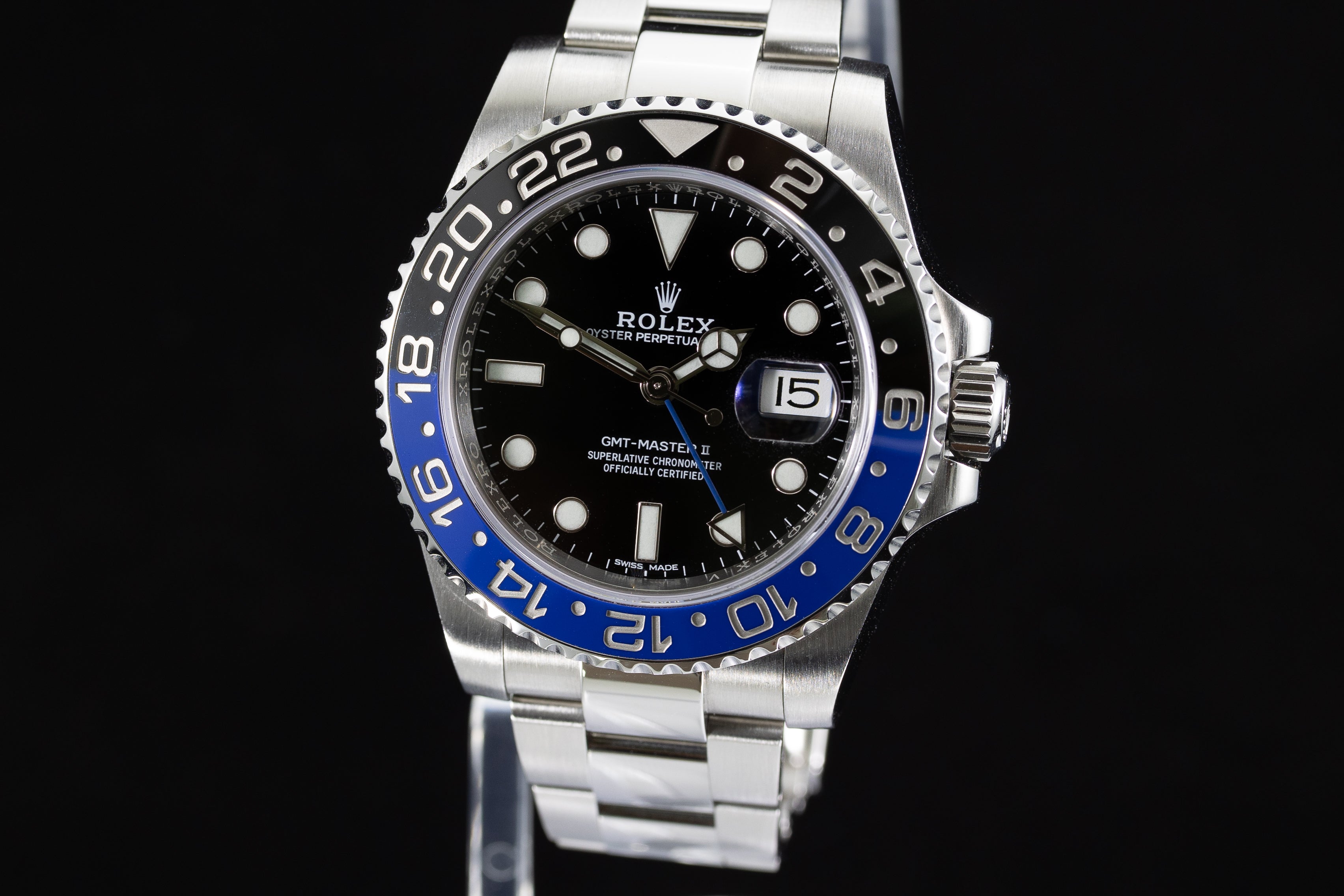 Pre Owned | Rolex GMT-Master II 'Batman' 116710BLNR 2015