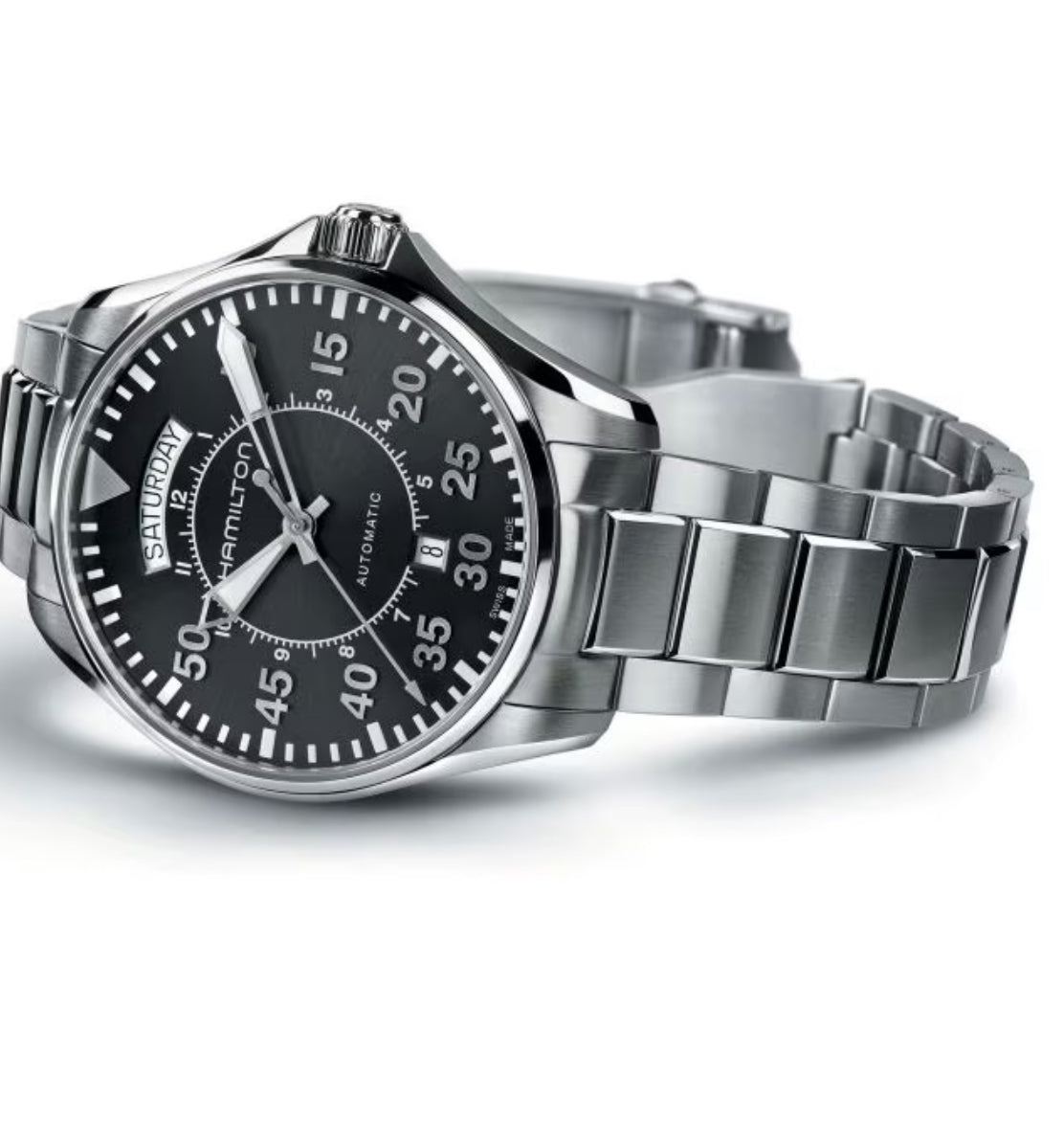 Hamilton KHAKI AVIATION
PILOT DAY DATE AUTO. H64615135