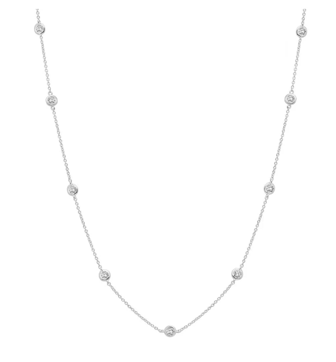 Crislu 16" Station Bezel Necklace in Platinum
SKU: 9011124N16CZ