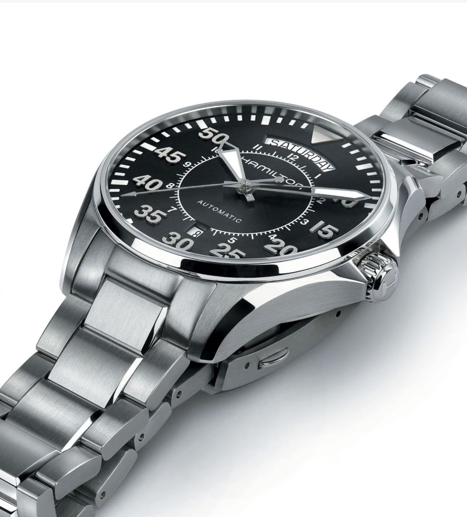 Hamilton KHAKI AVIATION
PILOT DAY DATE AUTO. H64615135
