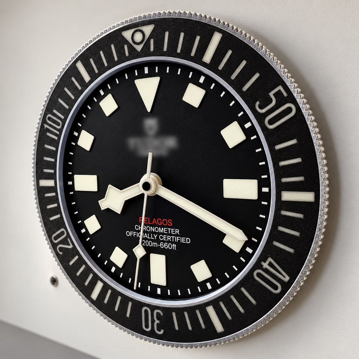 Black Wall Clock