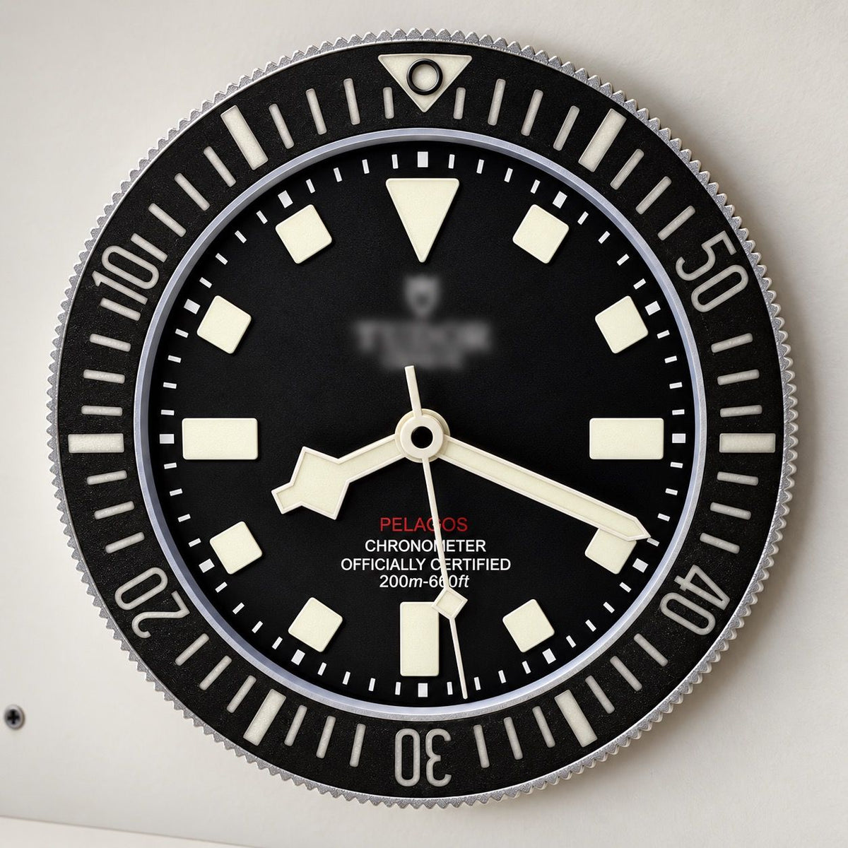 Black Wall Clock