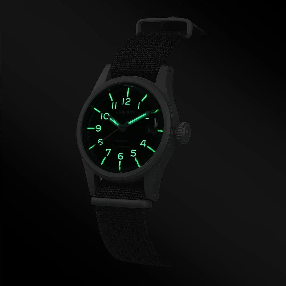 Pre Owned | Bowery Waterproof Titanium Automatic Field Watch