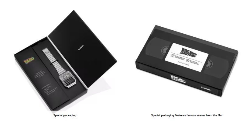 LIMITED EDITION! BACK TO THE FUTURE CASIO WATCH CA500WEBF-1A