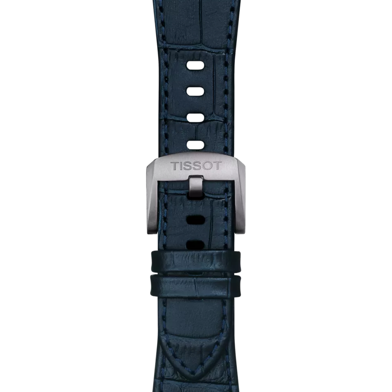 Tissot Official Blue PRX 40mm Leather Strap T852.047.701