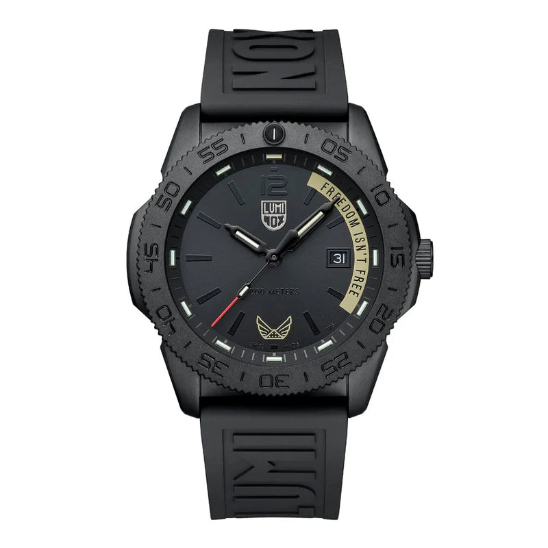 Luminox VOLITION AMERICA 'Freedom Isn't Free' Dive Watch, 44 mm SKU: XS.3121.BO.VOL.FR