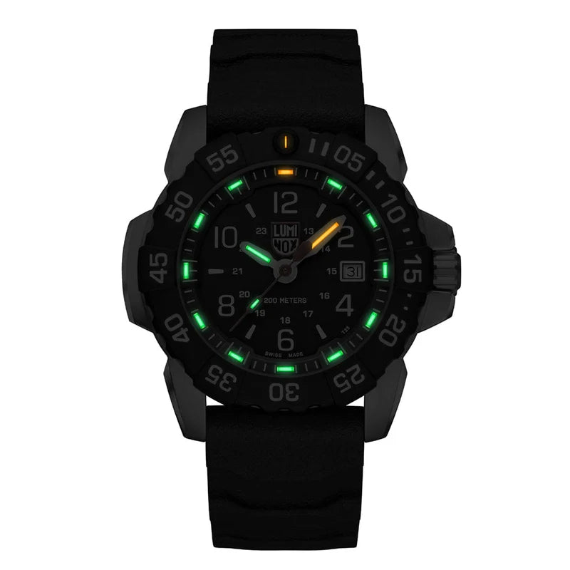Luminox Navy SEAL Rubber, Steel, CARBONOX™ (RSC) Military Dive Watch, 45 mm SKU: XS.3251.CB
