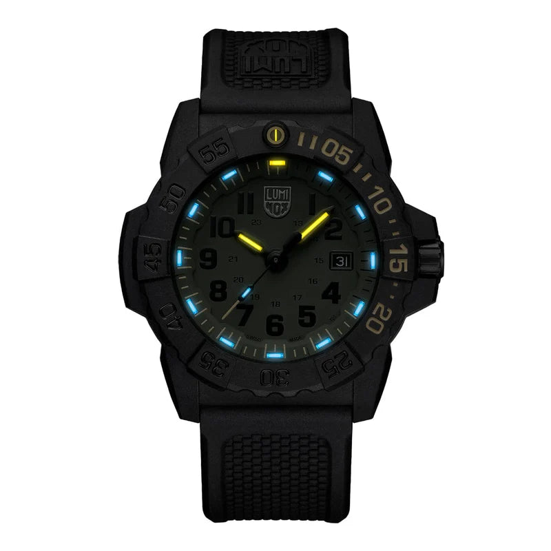 Luminox Navy SEAL Foundation 3500 Series Military Dive Watch, 45 mm XS.3517.NSF.SET