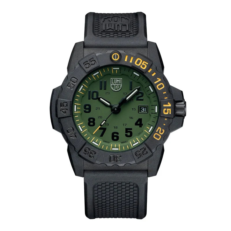 Luminox Navy SEAL Foundation 3500 Series Military Dive Watch, 45 mm XS.3517.NSF.SET