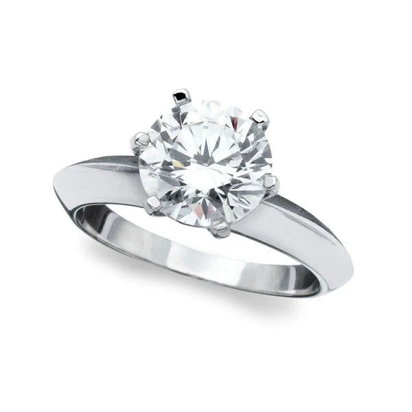 2.00cttw Classic Brilliant Solitaire Ring Finished in Pure Platinum 902430R70CZ
