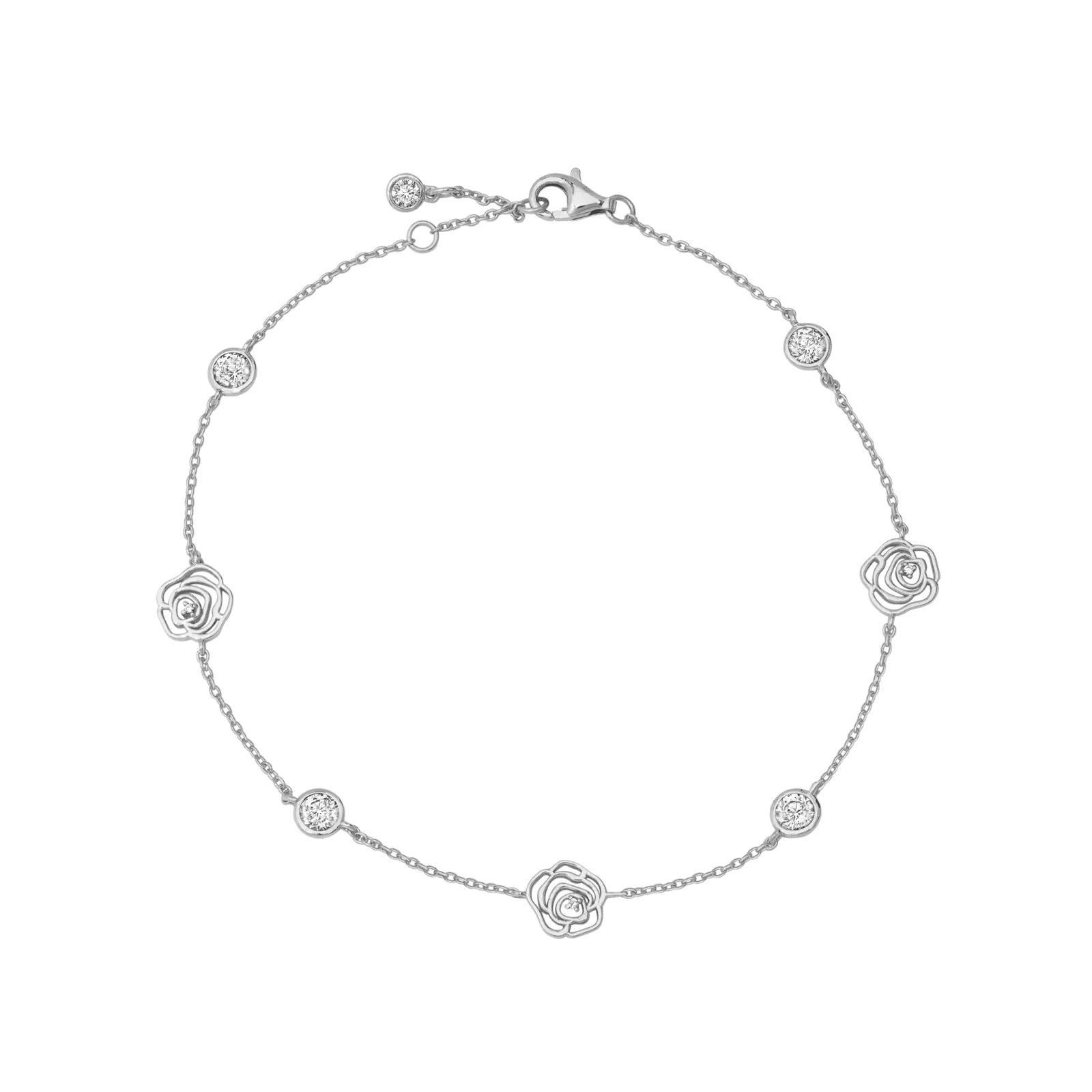 Crislu | 9013042A95CZ Rosy Station Anklet