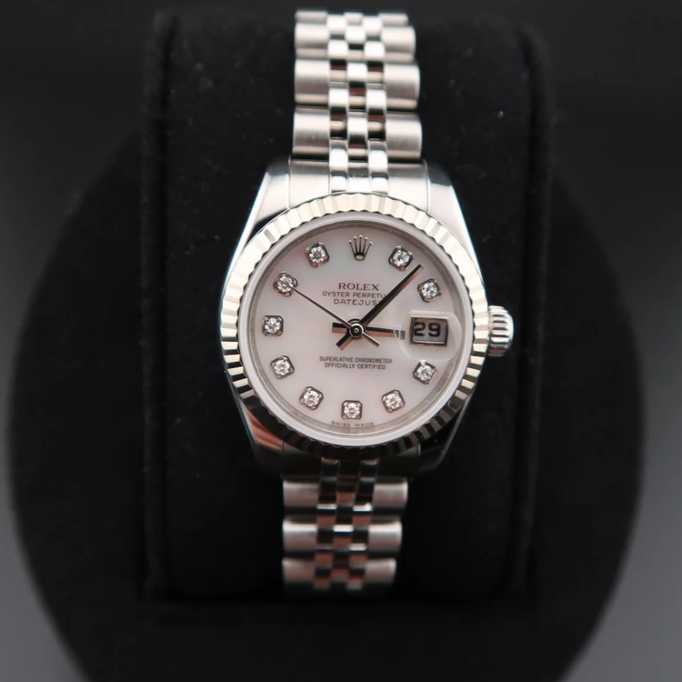 Pre Owned | Rolex Datejust Diamond Dial 179174 26mm