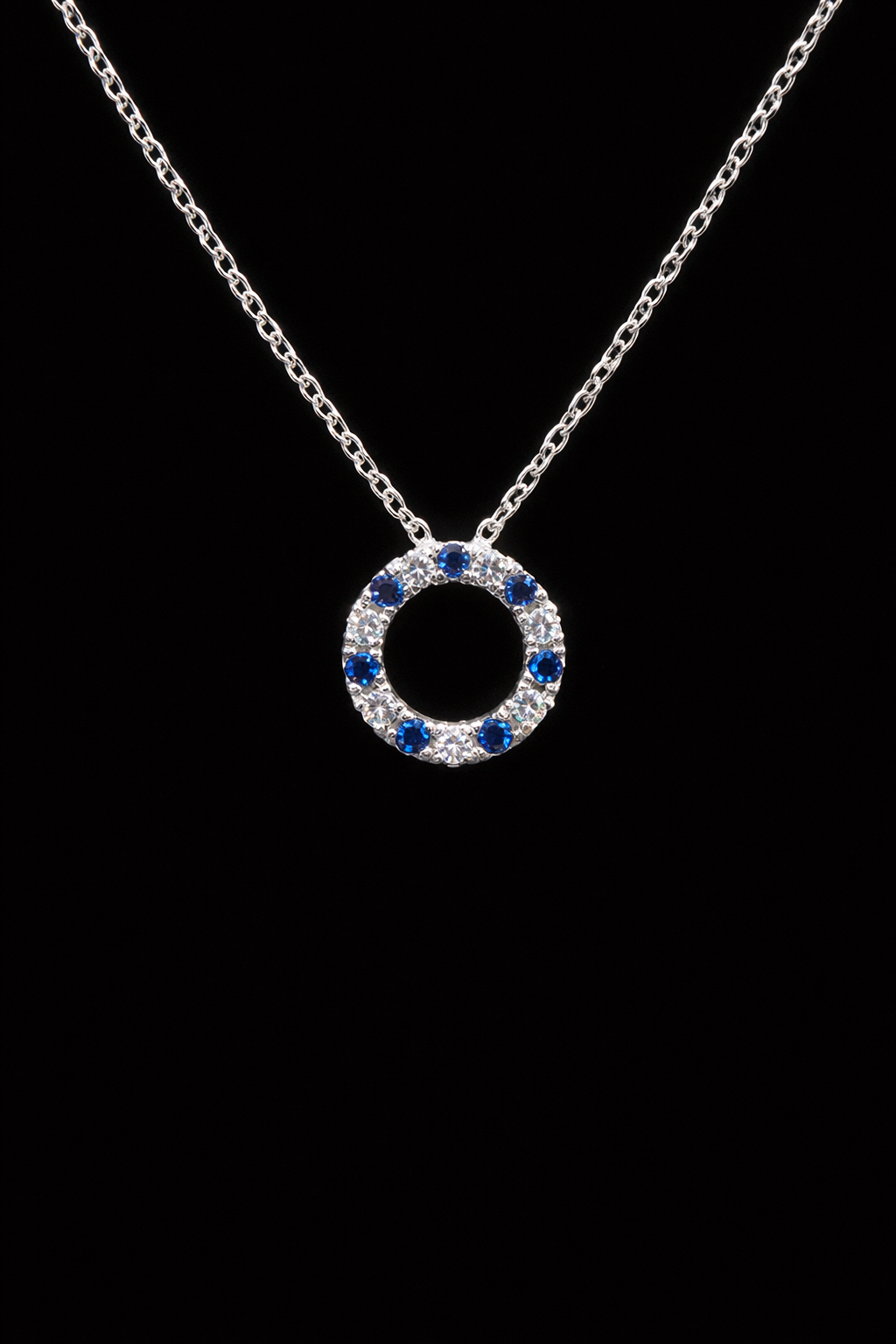 Diamond and Sapphire Pendant | FPDOO2409AWBS