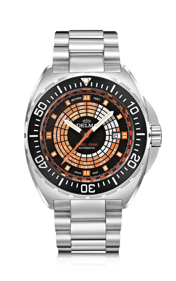 Delma | 41701.670.6.034 Shell Star Decompression Timer Automatic Watch