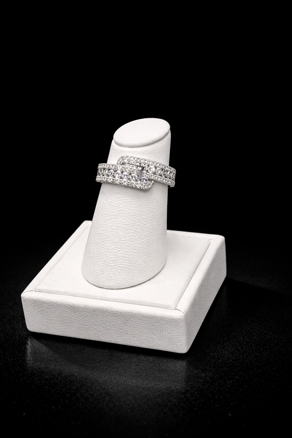 14K White Gold Diamond Ring