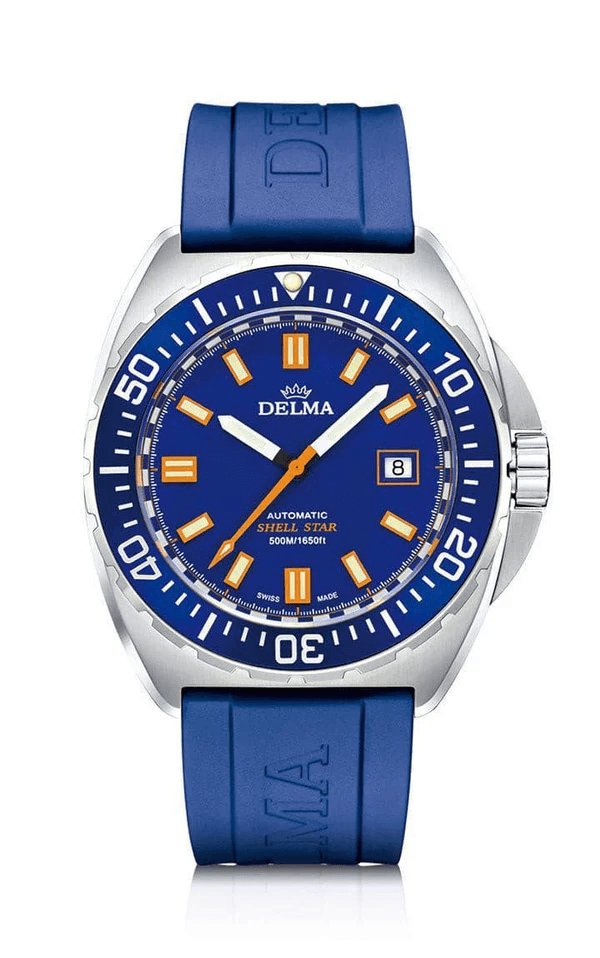 Delma | 41501.670.6.041 Shell Star Automatic Blue Dial