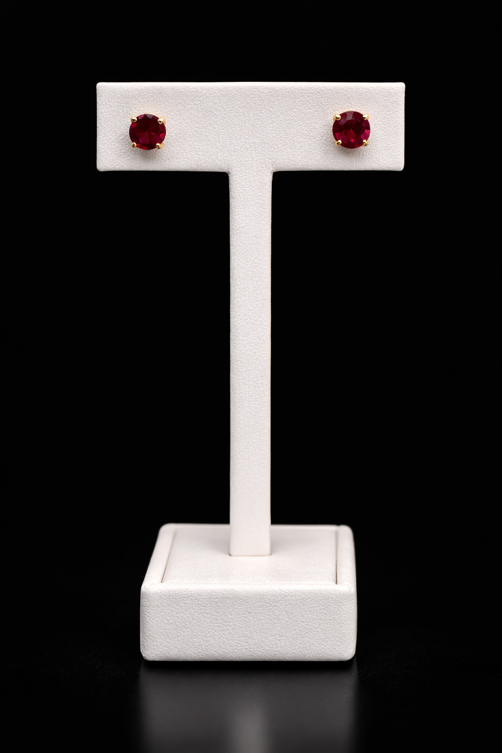 14K Yellow Gold Ruby Studs | FER3150AYR2