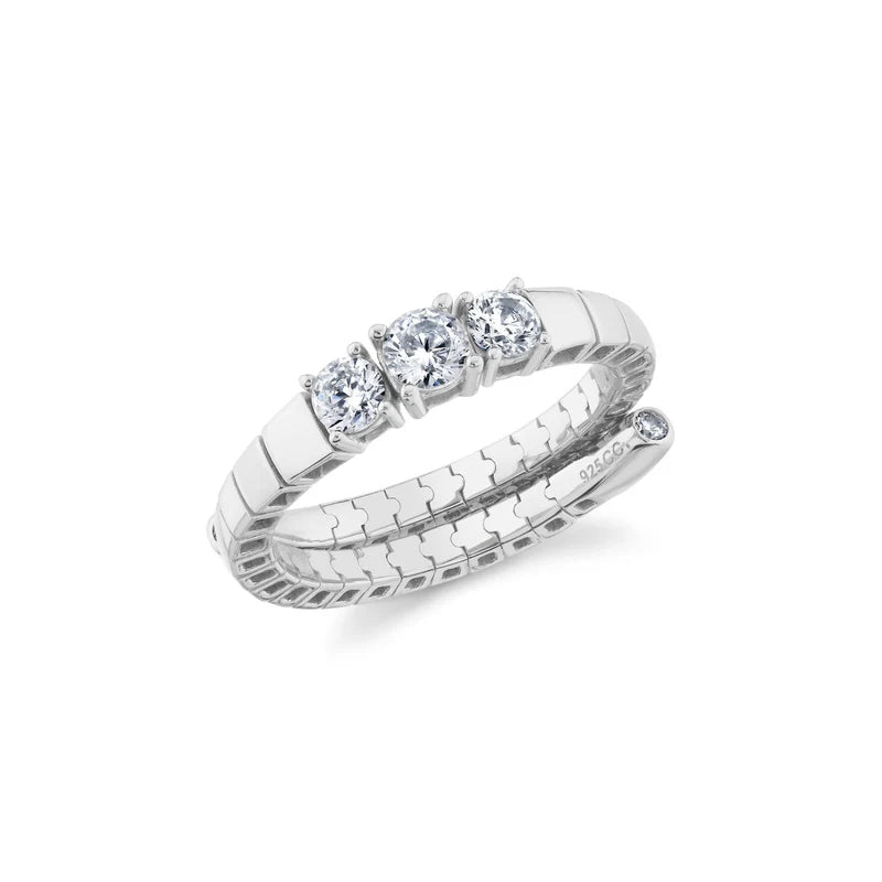 Crislu | Grace Rolling Pendant Finished in Platinum 9013043RSMCZ