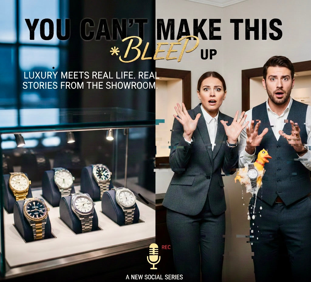 “You Can’t Make This Bleep Up”: A New Social Series Straight From the Showroom at The Watch Aficionado