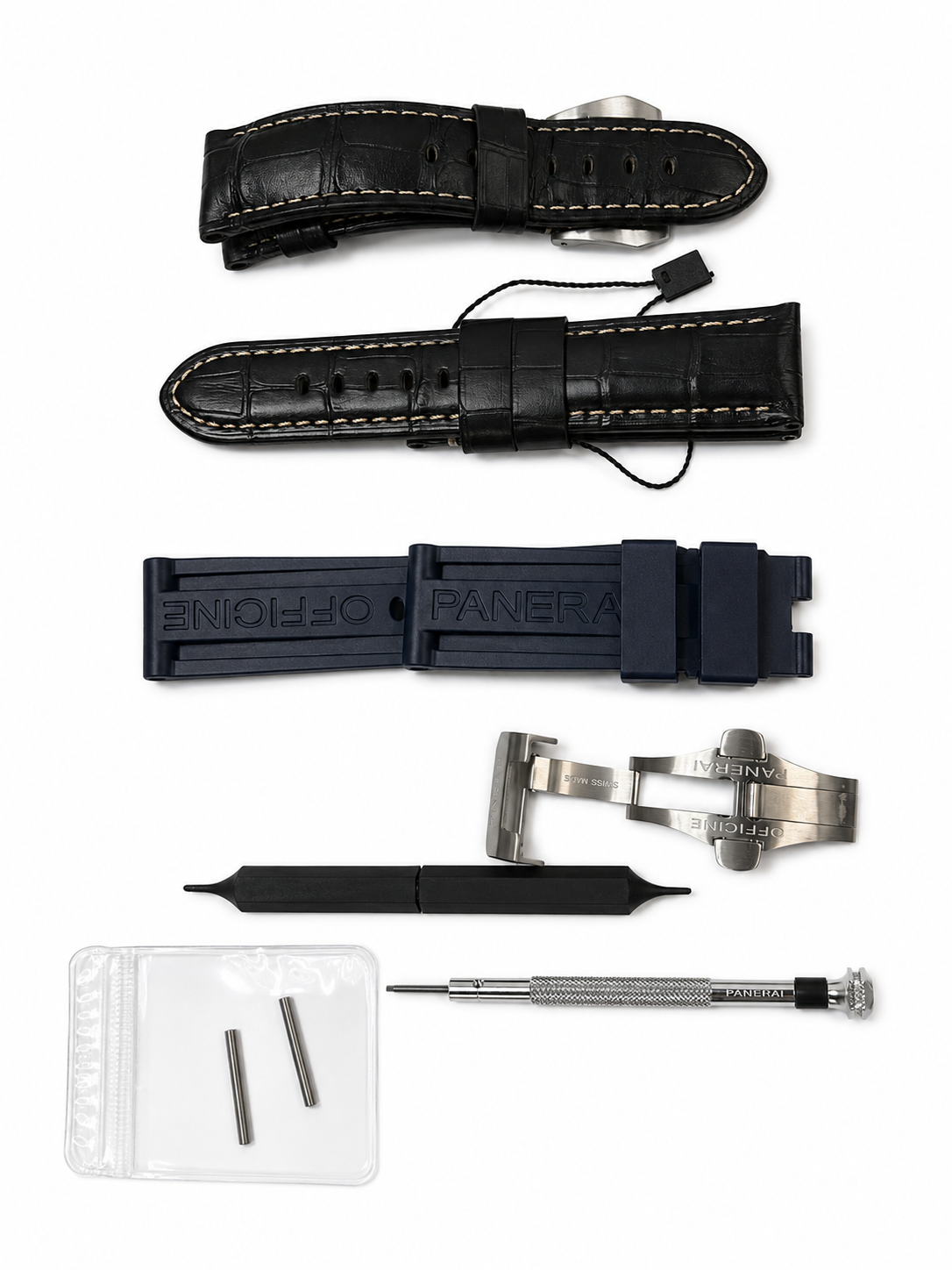 Panerai Luminor BiTempo - 44mm Brushed Steel Case - Black Dial