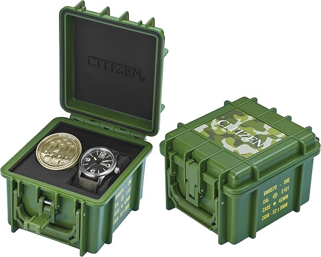 Citizen | Men's Military Watch Commemorative Box Set BM8570-09E