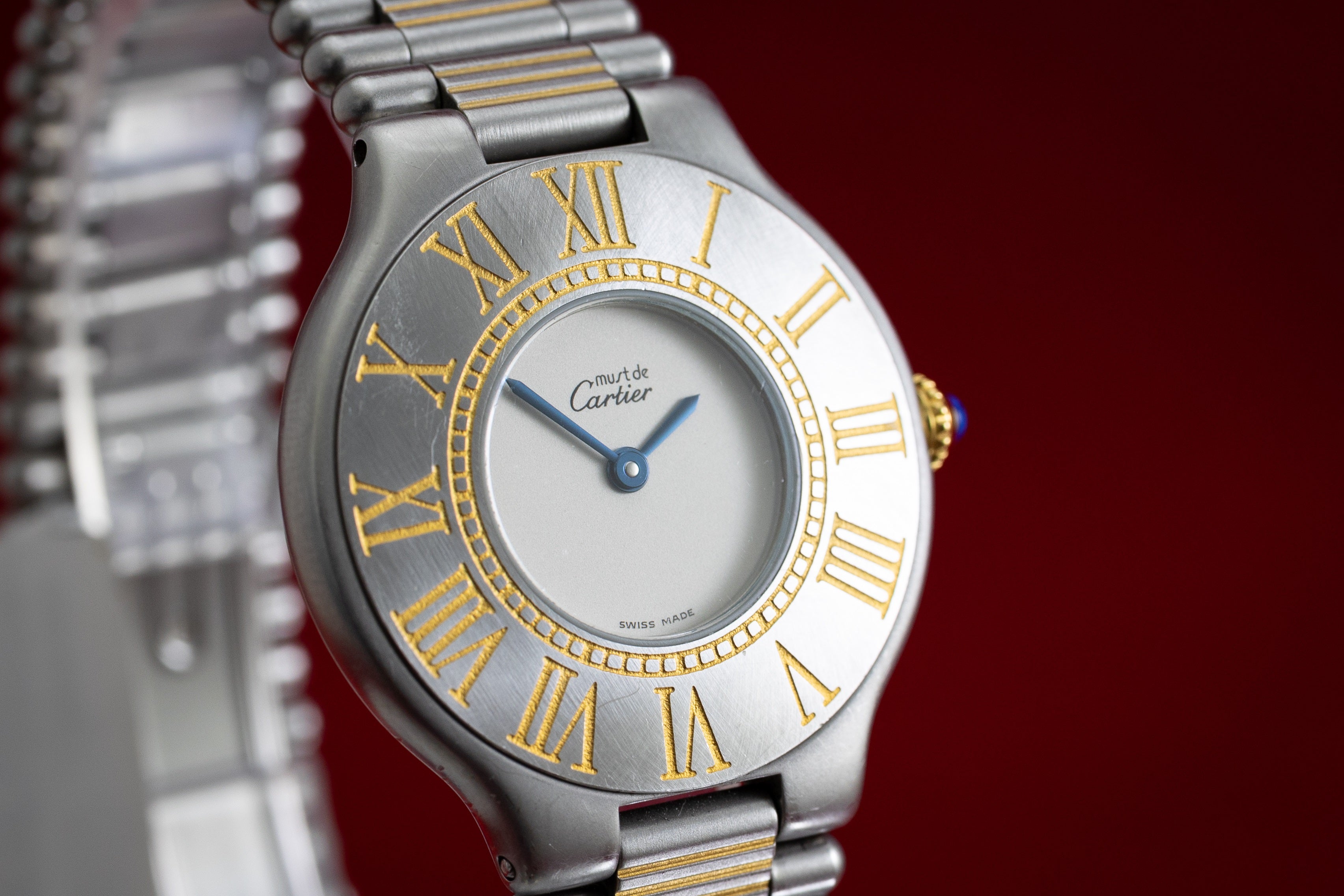 PRE OWNED Cartier Must de 21 Steel and Gold