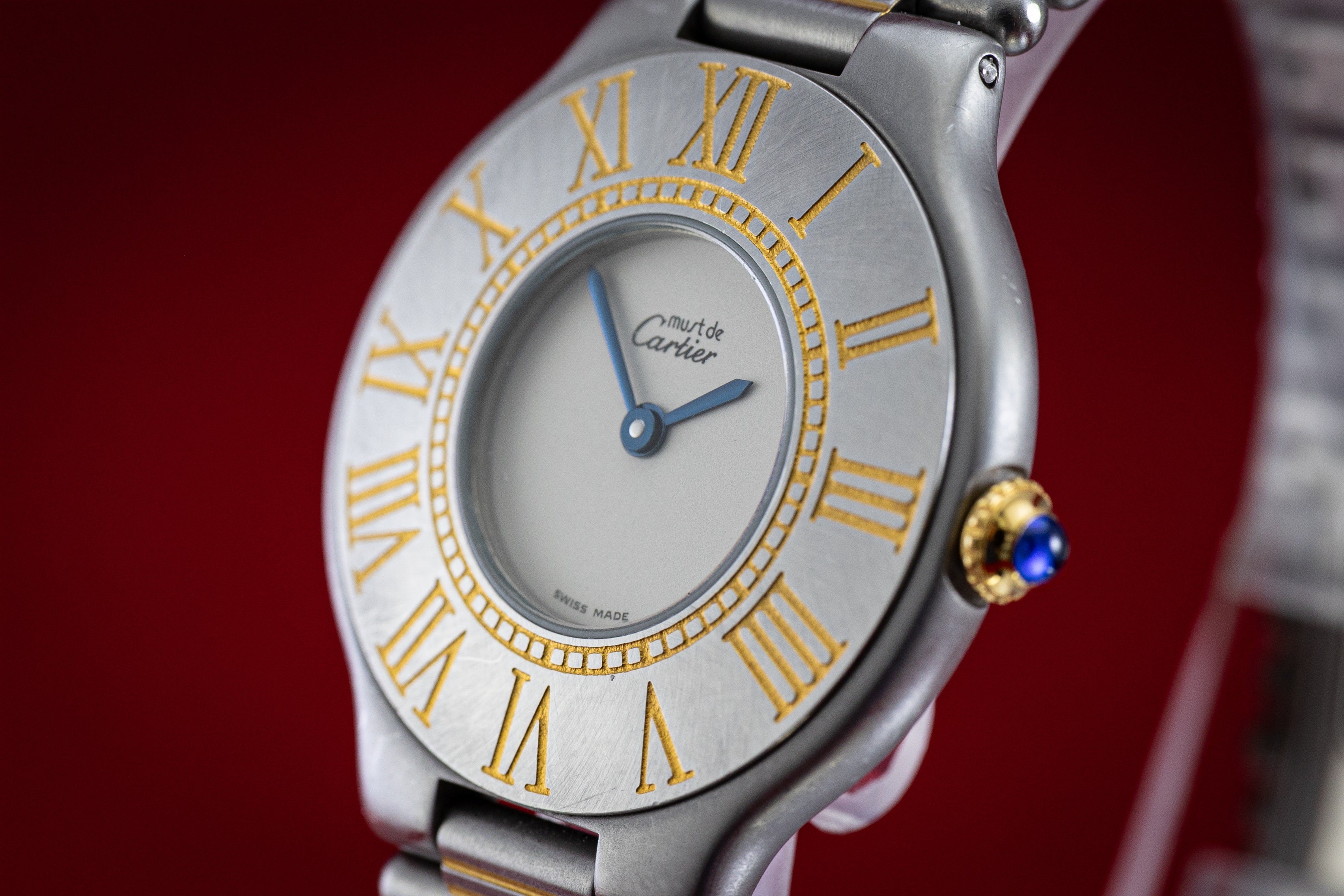 PRE OWNED Cartier Must de 21 Steel and Gold