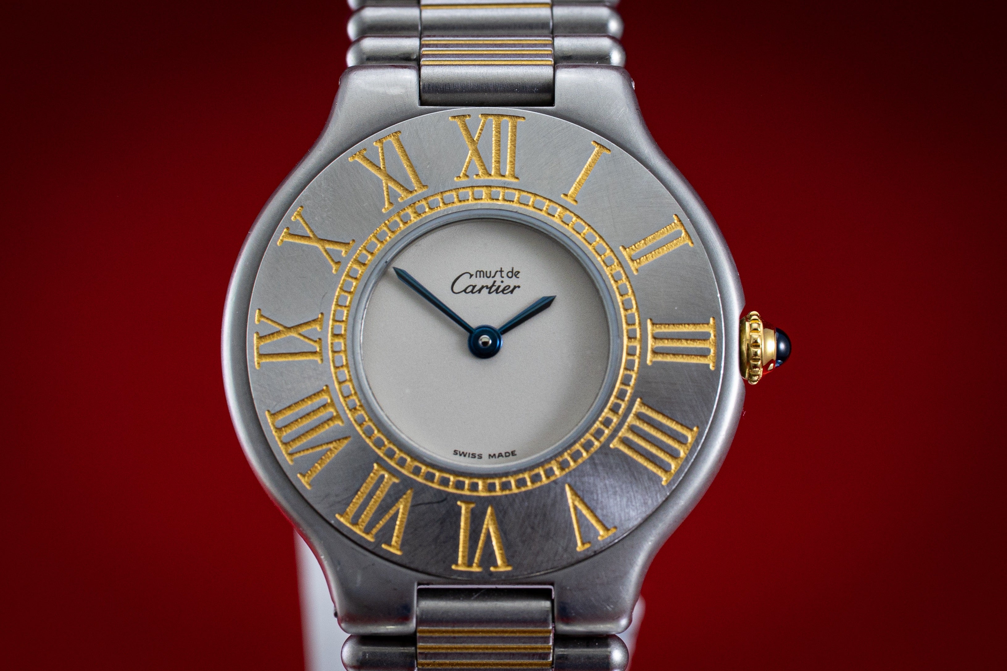 PRE OWNED Cartier Must de 21 Steel and Gold
