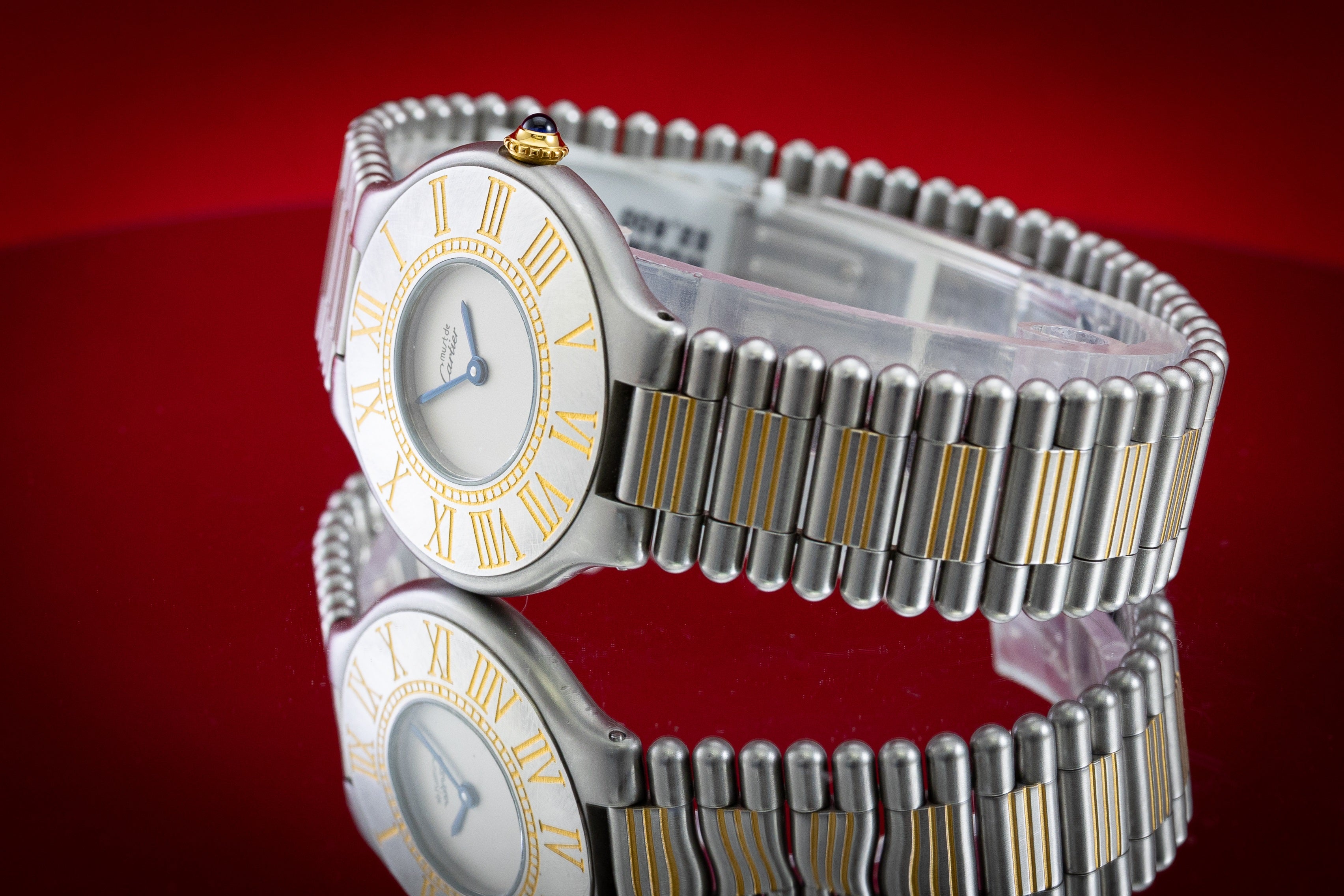 PRE OWNED Cartier Must de 21 Steel and Gold