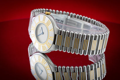 PRE OWNED Cartier Must de 21 Steel and Gold