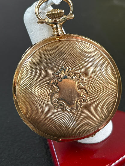 14K Yellow Gold Waltham Pocket Watch