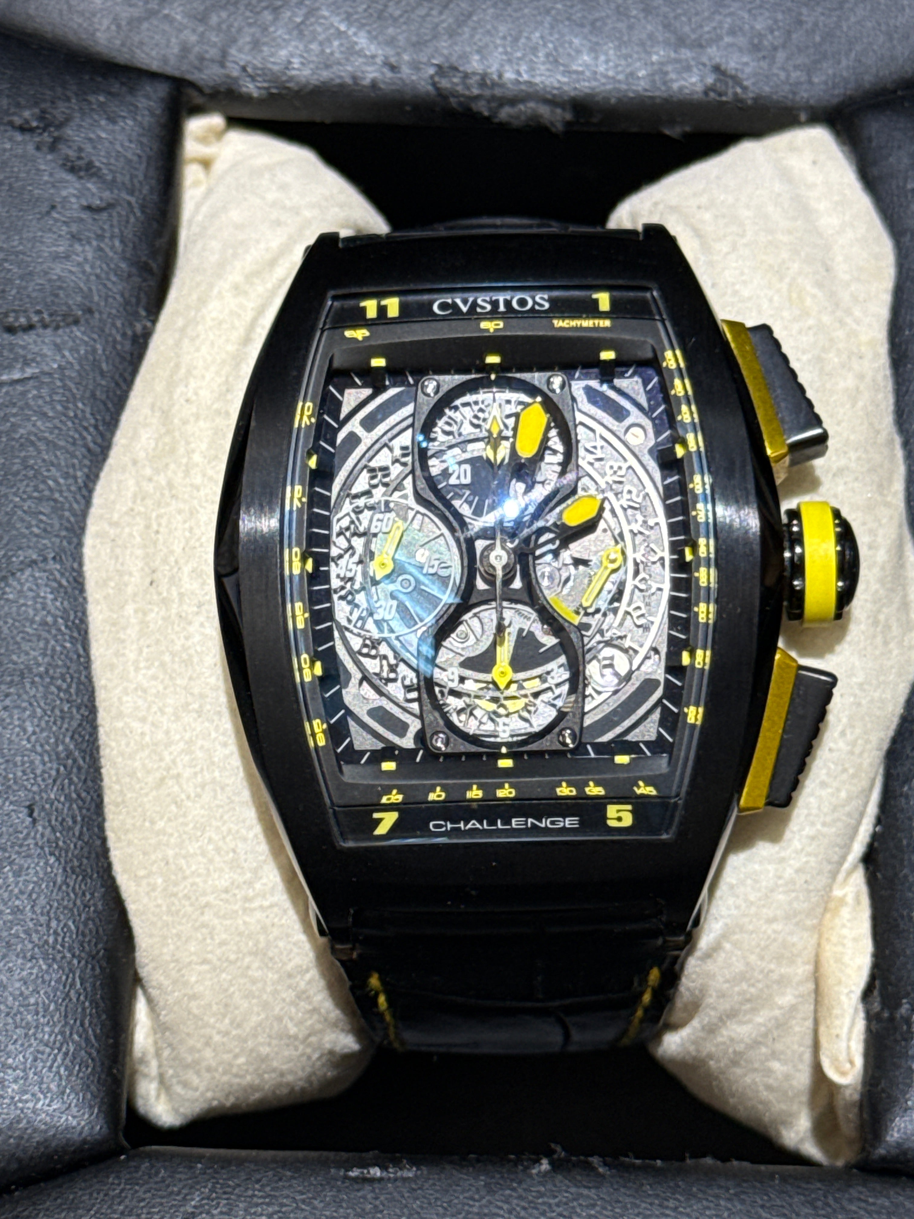 Cvstos Challenge Grand Prix Limited Special Edition Black Yellow 100 Pieces