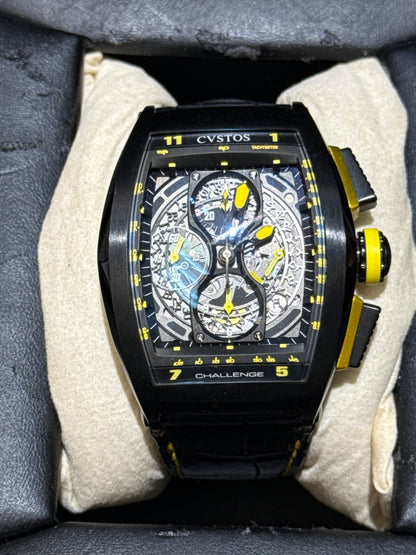 Cvstos Challenge Grand Prix Limited Special Edition Black Yellow 100 Pieces
