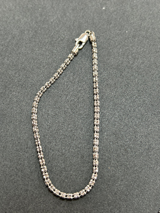 14k White Gold Bracelet QIA422