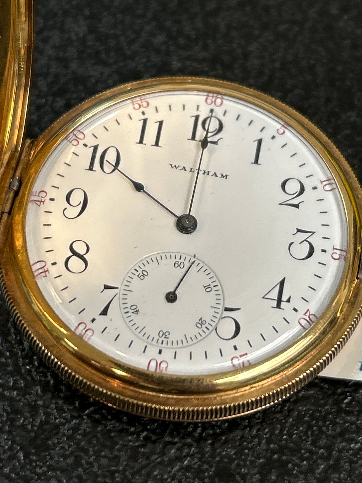 14K Yellow Gold Waltham Pocket Watch