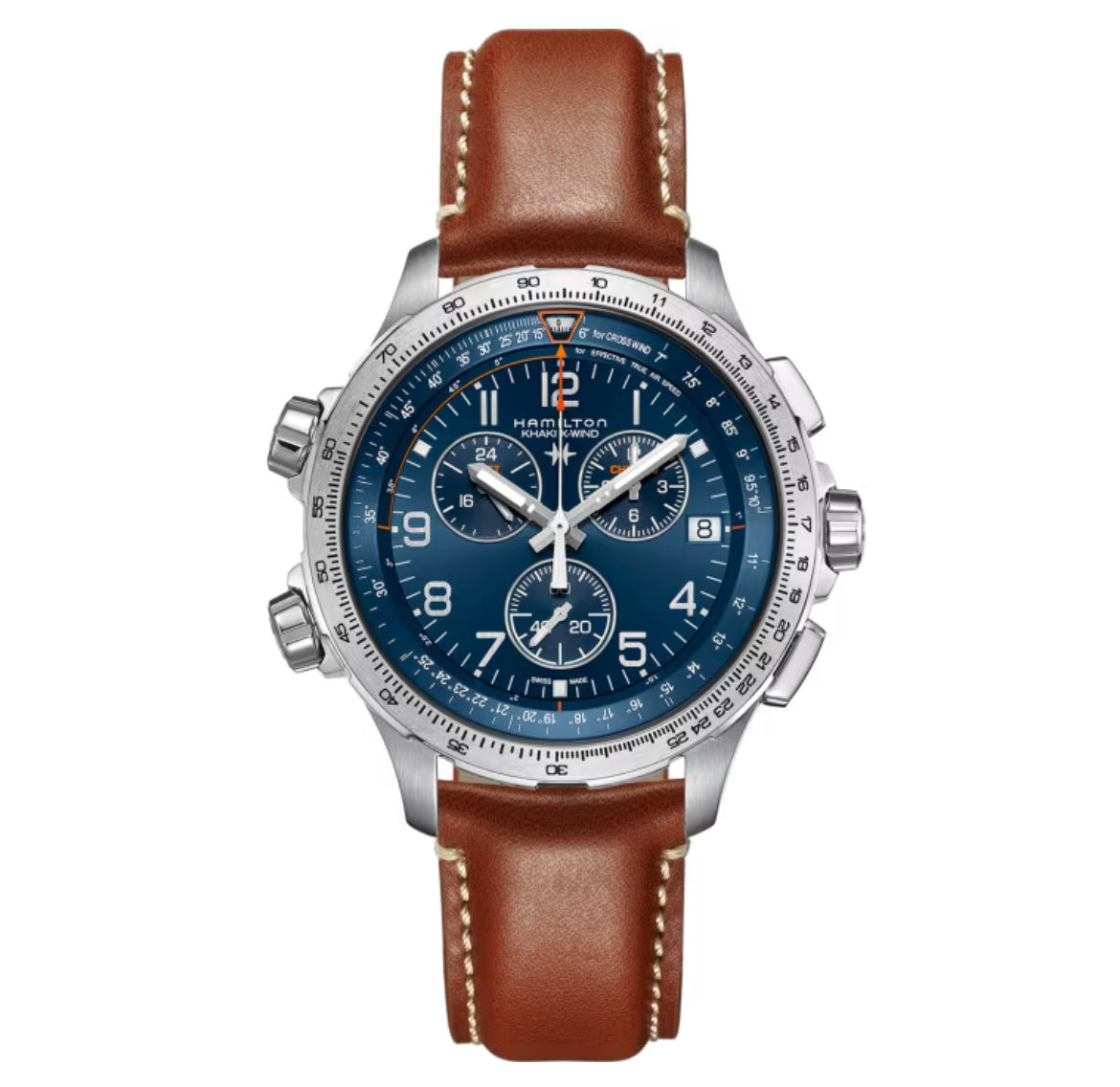 Hamilton KHAKI AVIATION
X-WIND GMT CHRONO QUARTZ.  46mm | H77922541