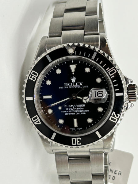 Pre Owned Rolex Submariner 16610