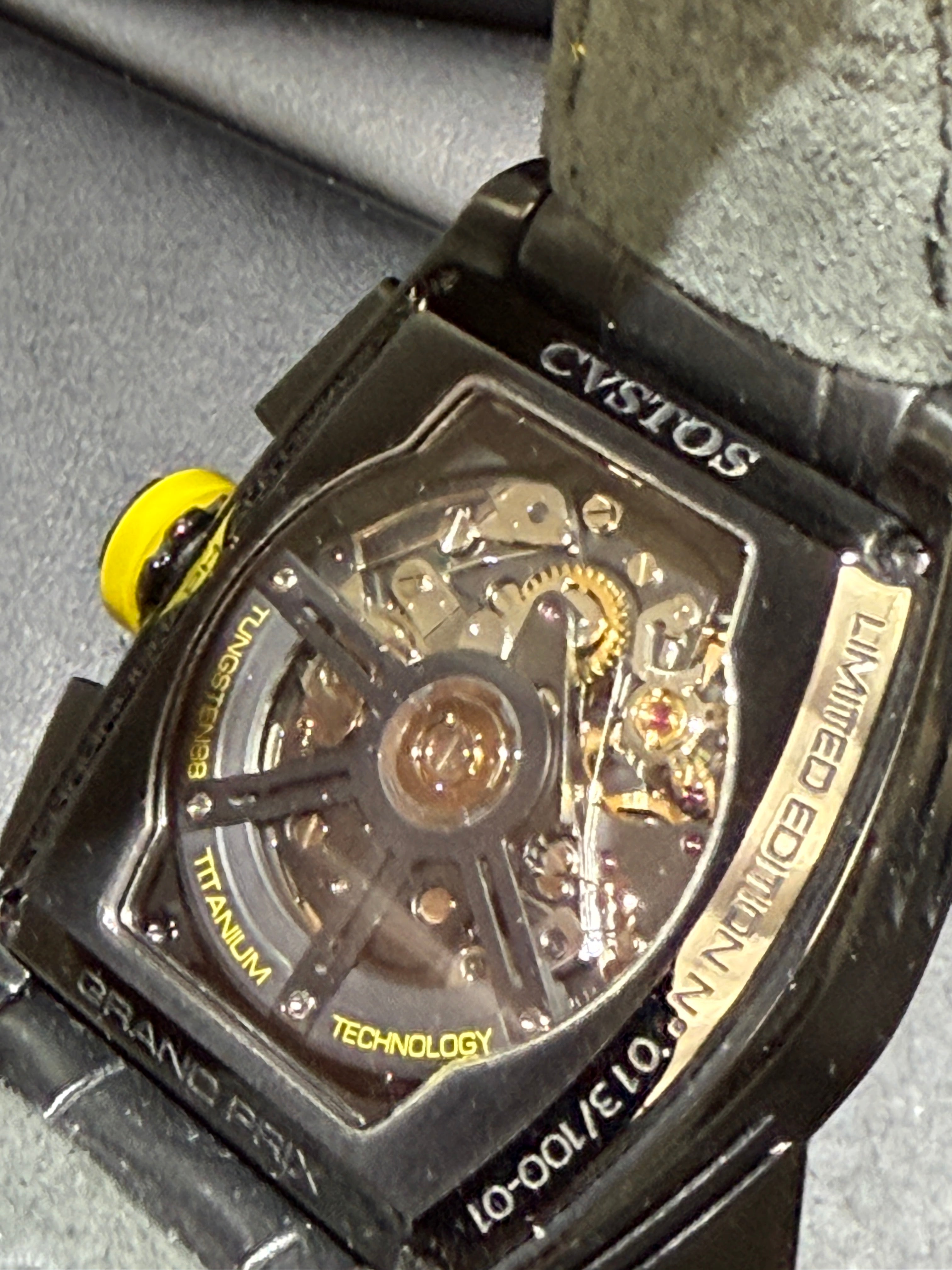 Cvstos Challenge Grand Prix Limited Special Edition Black Yellow 100 Pieces