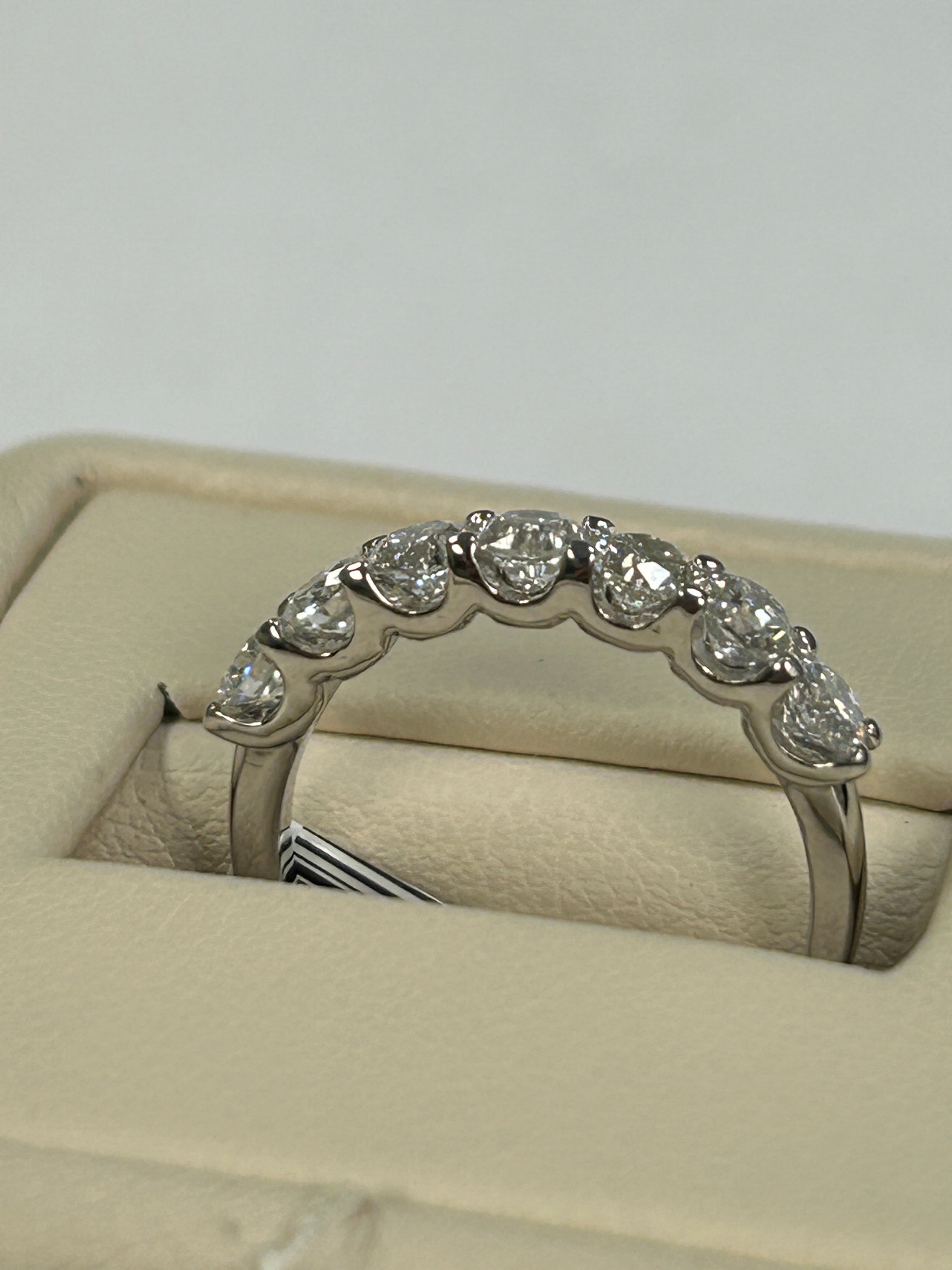 14K White Gold Diamond Wedding Band FRGUS07100AWD