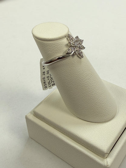 14K White Gold Diamond Ring. FRG002706AWD