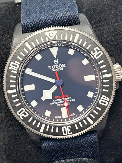 Pre Owned Tudor FXD Pelagos Red Bull M25707KN-0001