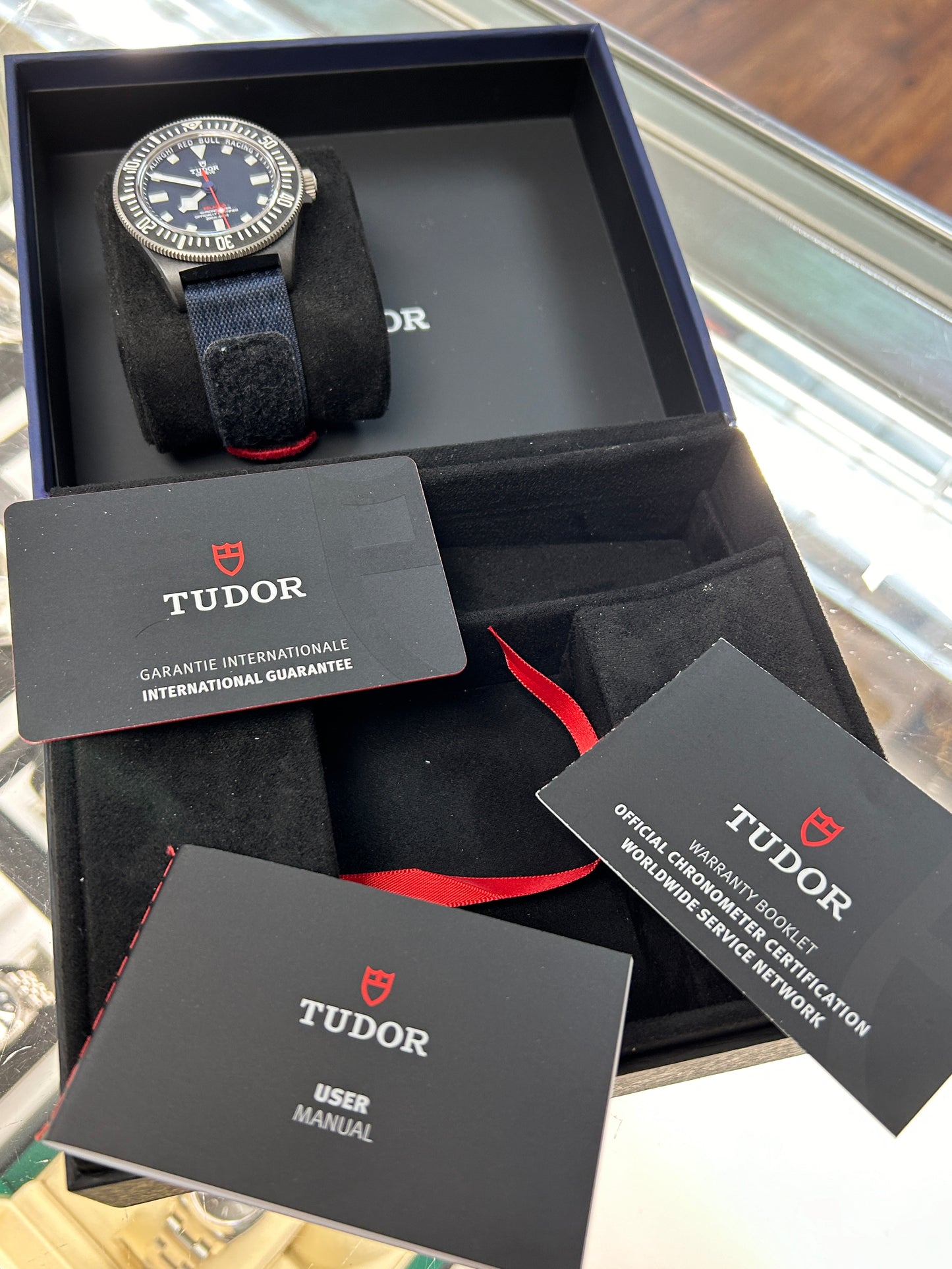 Pre Owned Tudor FXD Pelagos Red Bull M25707KN-0001