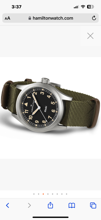 Hamilton Khaki Field Quartz 38mm