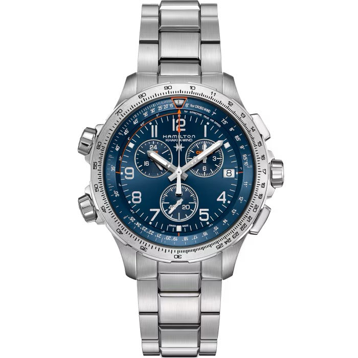 Hamilton KHAKI AVIATIONX-WIND GMT CHRONO QUARTZ.  46mm | H77922141