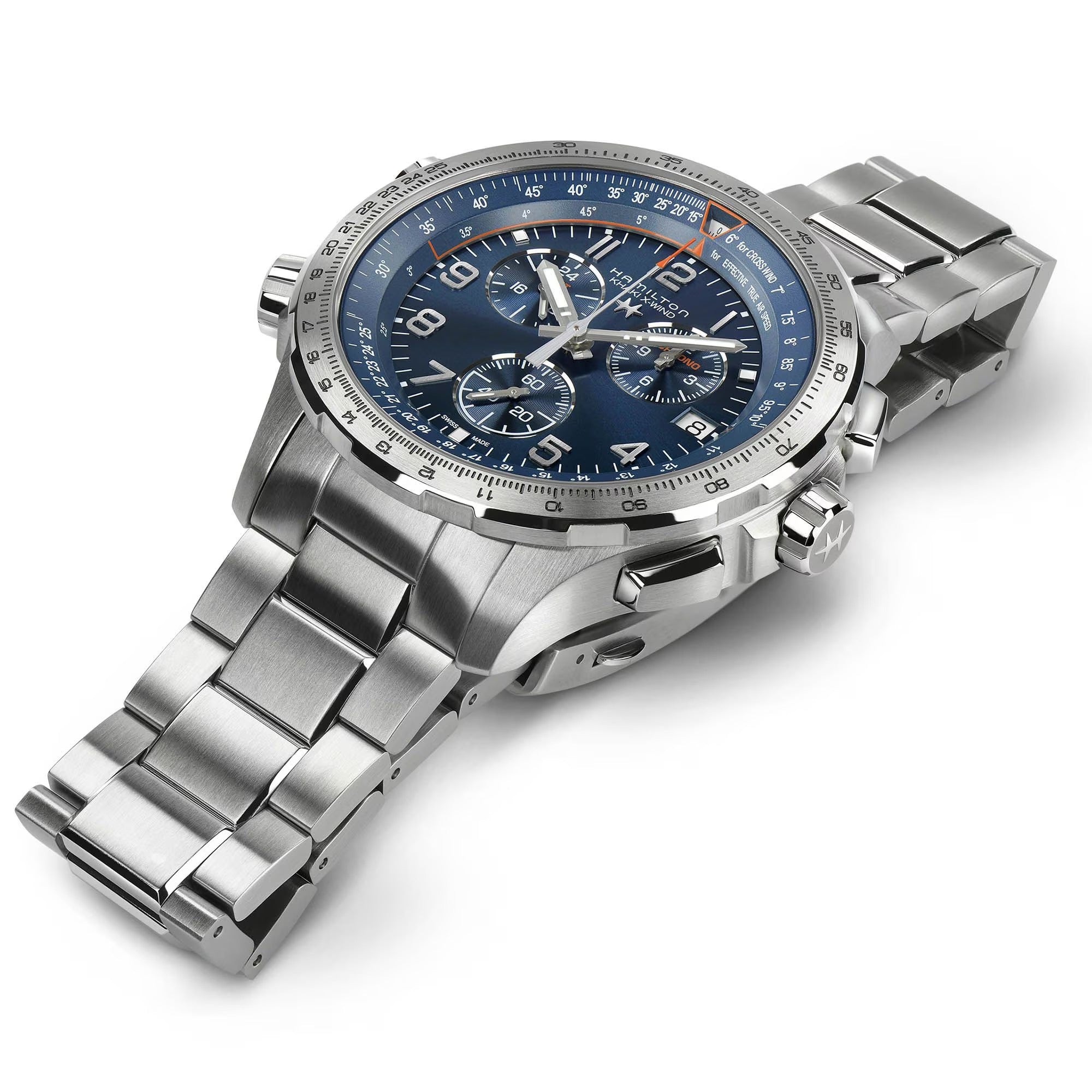 Hamilton KHAKI AVIATIONX-WIND GMT CHRONO QUARTZ.  46mm | H77922141