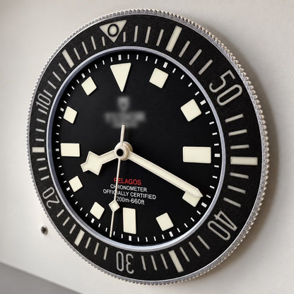 Black Wall Clock