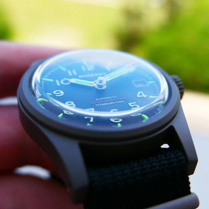 Pre Owned | Bowery Waterproof Titanium Automatic Field Watch