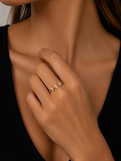 New Arrival! 14K Yellow Gold Diamond Ring | FRG003855AYD