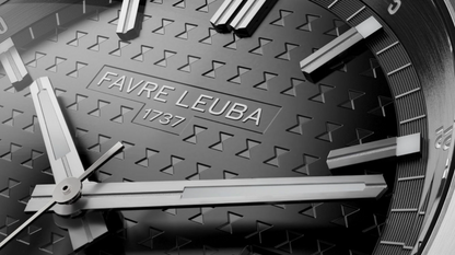 Favre Leuba 00.20102.102.01.200 Chief Date Black Dial on Bracelet